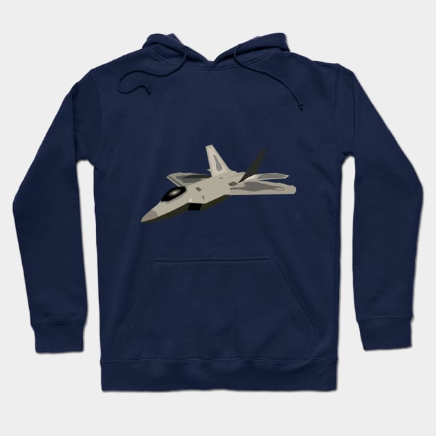 F22 Raptor Jet Fighter Hoodie by NorseTech